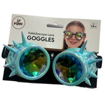 Picture of GLASSES - Colorful Kaleidoscope Goggles - AQUA