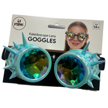 Image de GLASSES - Colorful Kaleidoscope Goggles - AQUA
