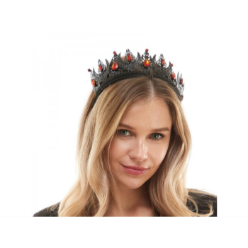 Image de MEDIEVAL - Silver Crystal crown headband