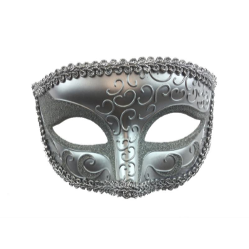 Image de MASK - Venetian SILVER w/glitter