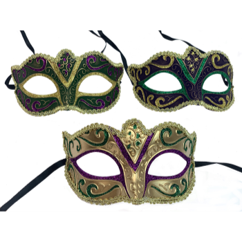 Image de MASKS - ASSORTED MARDI GRAS 