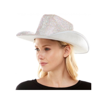 Image de HAT - White Rhinestone Cowboy Hat