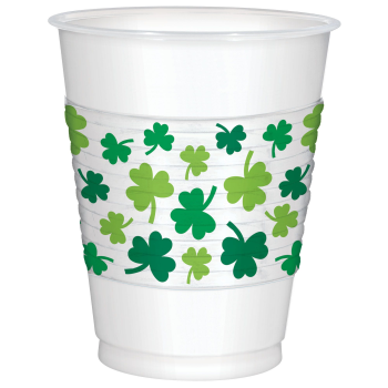 Picture of TABLEWARE - St. Patrick's Day Plastic Cups 16oz.