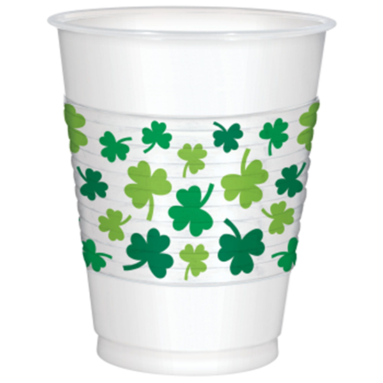 Image sur TABLEWARE - St. Patrick's Day Plastic Cups 16oz.
