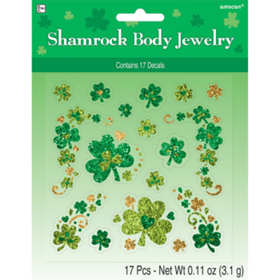 Picture of WEARABLES - Shamrock Glitter Body Jewelry