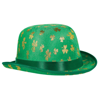 Picture of WEARABLES - St. Patrick's Day Gold Shamrock Derby Hat