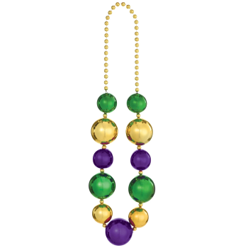 Picture of WEARABLES - Mardi Gras Jumbo Bead Necklace