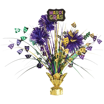 Image de Mardi Gras Tinsel Burst Centerpiece