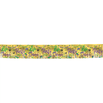 Picture of Mardi Gras Metallic Banner