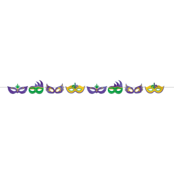 Picture of Mardi Gras Mask Banner