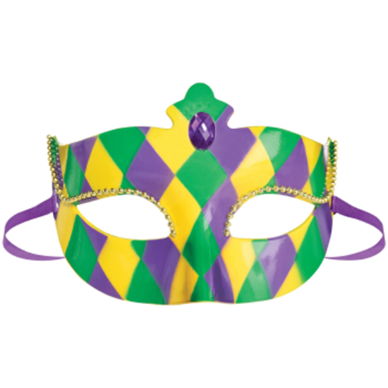 Image sur WEARABLES - Mardi Gras Mask Harlequin