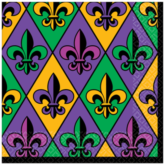 Image sur TABLEWARE - Fleur De Lis Luncheon Napkins