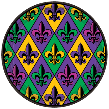 Image de TABLEWARE - Fleur De Lis 9" Plates