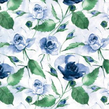 Image de Blue Floral- LUNCHEON NAPKINS