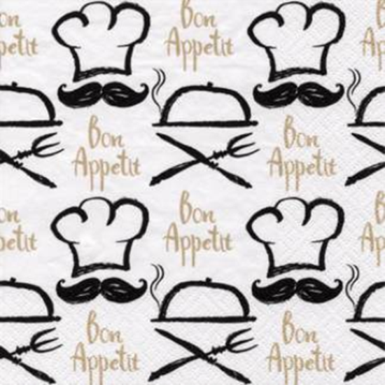 Image sur Chef Bon Appetit - LUNCHEON NAPKINS