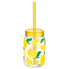 Picture of TABLEWARE - MASON CUP WITH STRAW - LEMON