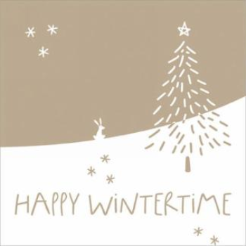 Picture of TABLEWARE - HAPPY WINTERTIME LUNCHEON NAPKIN