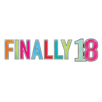 Image de 18th - FINALLY 18 BANNER