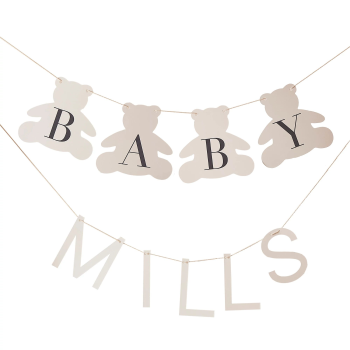 Picture of DECOR - Baby Bear Name Banner