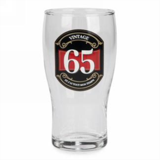 Image sur 65 Beer Glass - Vintage 65 - French