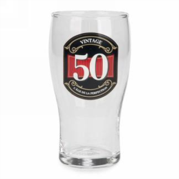 Image de 50 Beer Glass - Vintage 50 - French