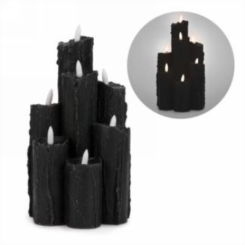 Image de DECOR - BLACK 7 LEVEL LED CANDLE