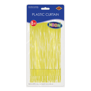 Image de DECOR - 1PLY FRINGE CURTAIN - NEON YELLOW