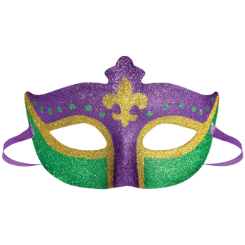 Image de WEARABLES - Mardi Gras Mask Fleur De Lis