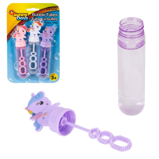 Picture of FAVOURS - UNICORN BUBBLE WAND 3PK