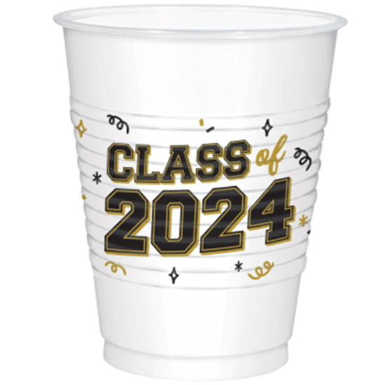 Image sur TABLEWARE - Class of 2024 Printed Plastic Cups