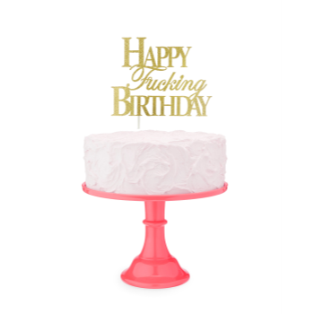 Image de XRATED HAPPY BIRTHDAY CAKE TOPPER