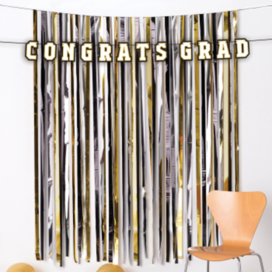 Picture of DECOR - Congrats Grad Fringe Backdrop Set