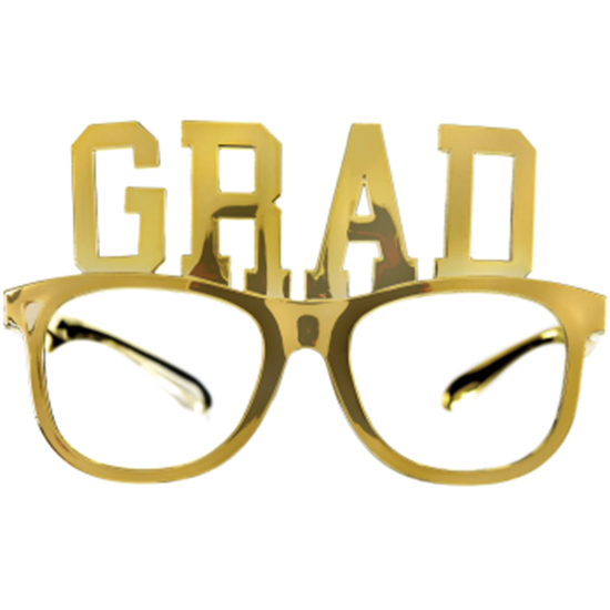 Image sur WEARABLES - G-R-A-D Metallic Gold Glasses - Multipack