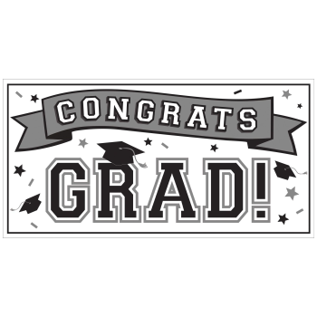 Picture of DECOR - Grad Large Horizontal Banner - White