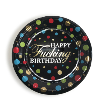 Image de XRATED HAPPY BIRTHDAY 7'' PLATES