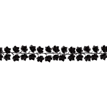 Image de DECOR - BLACK LEAF GARLAND