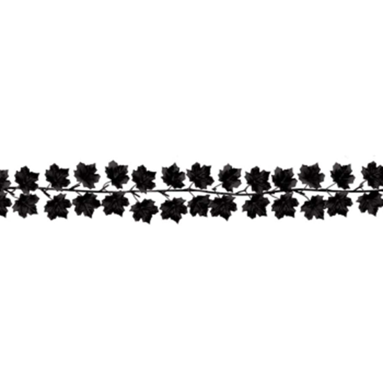 Image sur DECOR - BLACK LEAF GARLAND