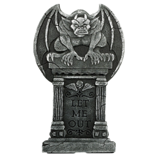 Picture of TOMBSTONE - 22" GARGOYLE TOMBSTONE