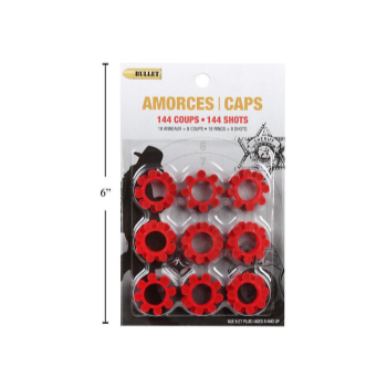 Image de RING CAPS - PISTOL