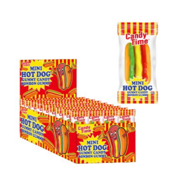 Picture of CANDY - MINI GUMMY - HOT DOGS