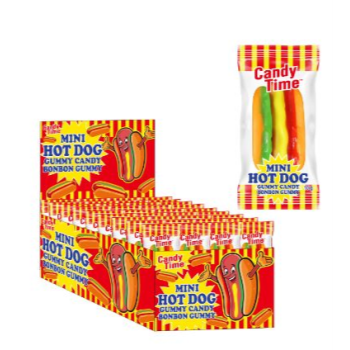 Image de CANDY - MINI GUMMY - HOT DOGS