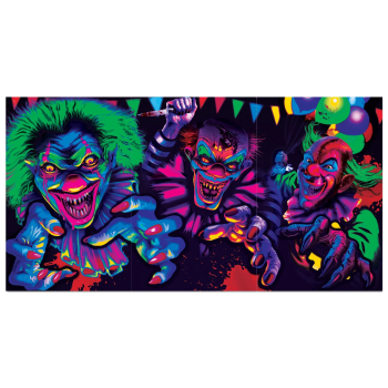 Image de DECOR - Creepy Carnival Horizontal Banner - Blacklight