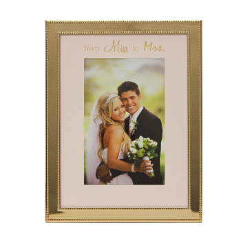 Image de FRAME - FROM MISS TO MRS GOLD FRAME