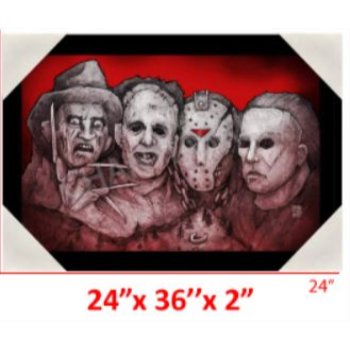 Image de FRAMED ART - SCARY ICONS