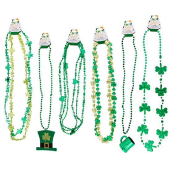 Picture of WEARABLES - NECKLACE BEAD ST PATRICK 6 ASST