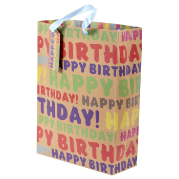 Image de KRAFT BDAY GIFT BAG - JUMBO