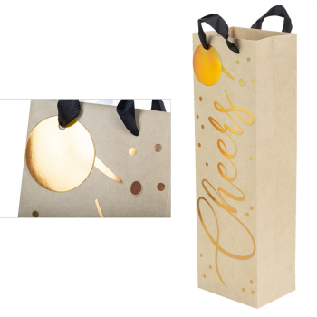 Image de WINE KRAFT CHEERS GIFT BAG