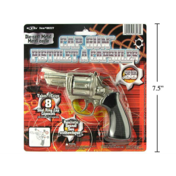 Image de GUN - SMALL 8 SHOT CAP - NICKEL