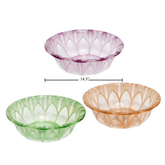 Picture of SERVING WARE - 14" ROUND SALAD BOWL - 3 COLOURS