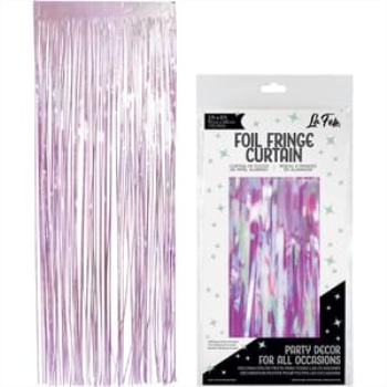 Image de DECOR - FOIL CURTAIN 3'x8' - IRIDESCENT PURPLE